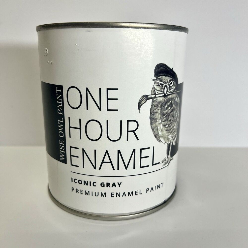 Wise Owl One Hour Enamel Paint Quart Iconic Gray Furniture Paint